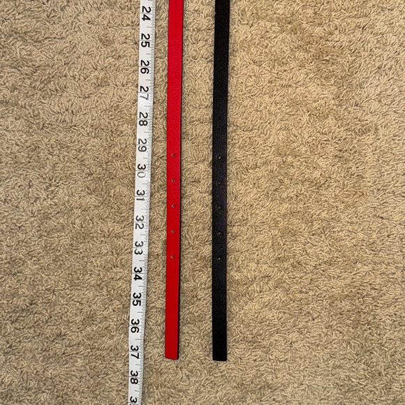 kate spade Red and Black Slim Belts main image 9